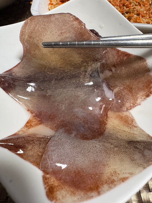 【刺身用スルメイカの“耳”だけ。】100g（50g×2パック）｜岩手県産