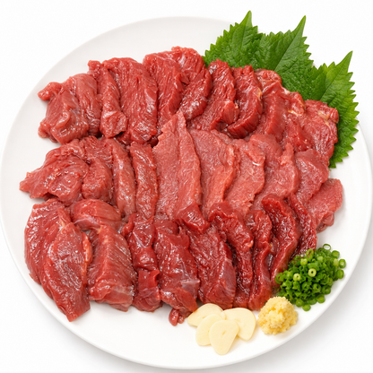 【ジューシー赤身馬刺し】コスパ重視 中国産原料不使用