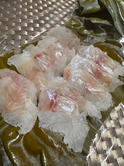 【刺身用ドンコ肝&身セット】岩手県産 肝和え 昆布〆オススメ