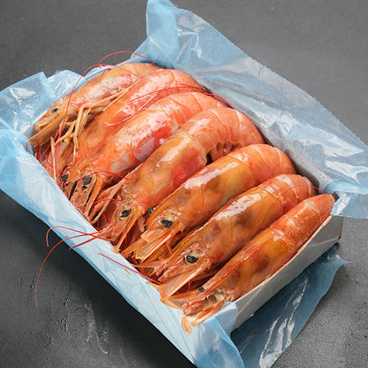 【最大サイズのみ使用】刺身用アルゼンチン赤エビ 1kg 約15尾前後｜大型サイズ・殻付き・頭付き・生食用