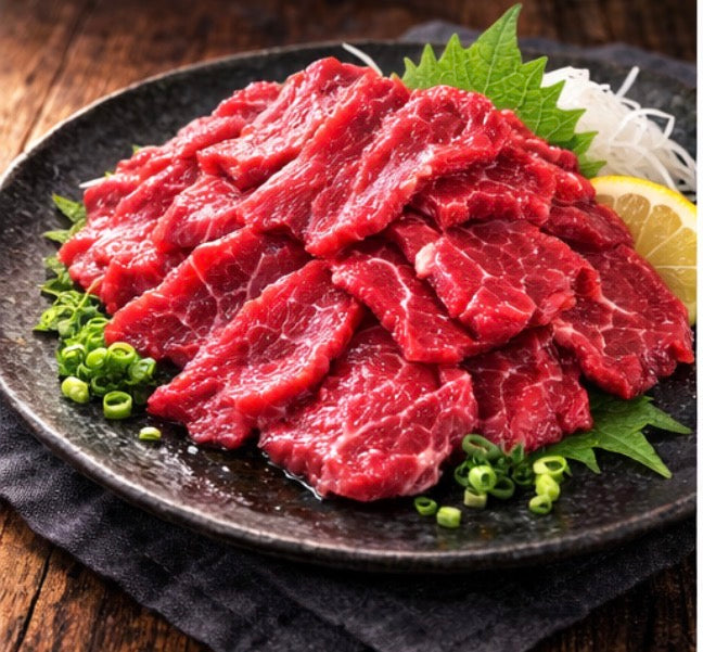 【ガッツリ筋ありだが旨味濃】コスパ爆烈！赤身馬刺し 1kg・2kg・3kg