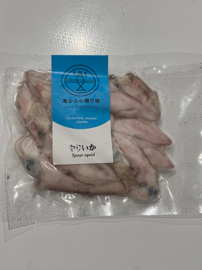 【丸ごと生でかぶりつく。】三陸ベビーヤリイカ 100g｜刺身用・岩手県産