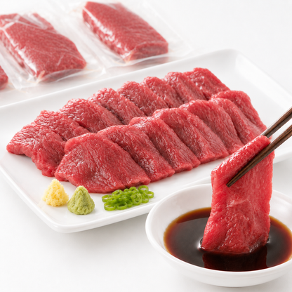 【食べたい分だけ解凍】あっさり赤身馬刺し 小分け真空パック