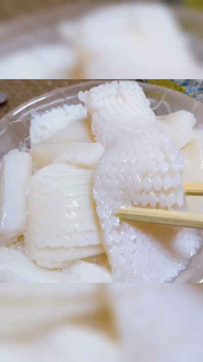 【再入荷】訳ありもちっと肉厚◎柔らか本紫イカ 青森県産 刺身用 国内加工